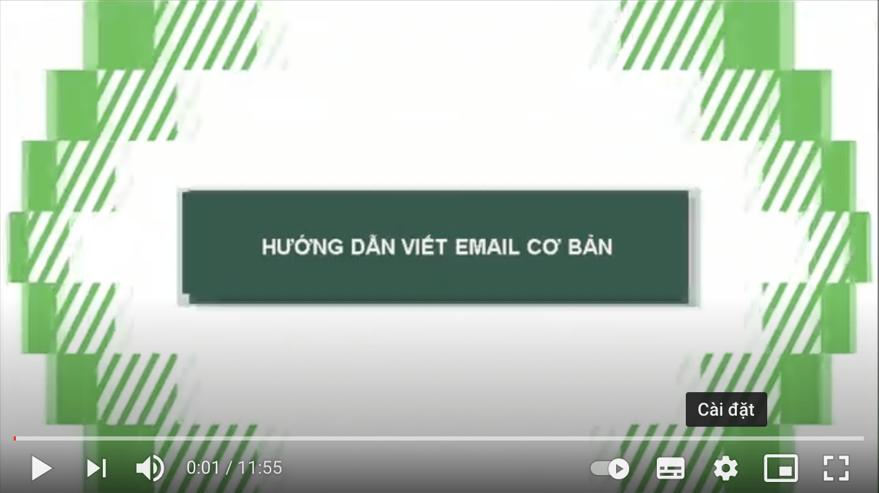 Kỹ năng soạn E-mail