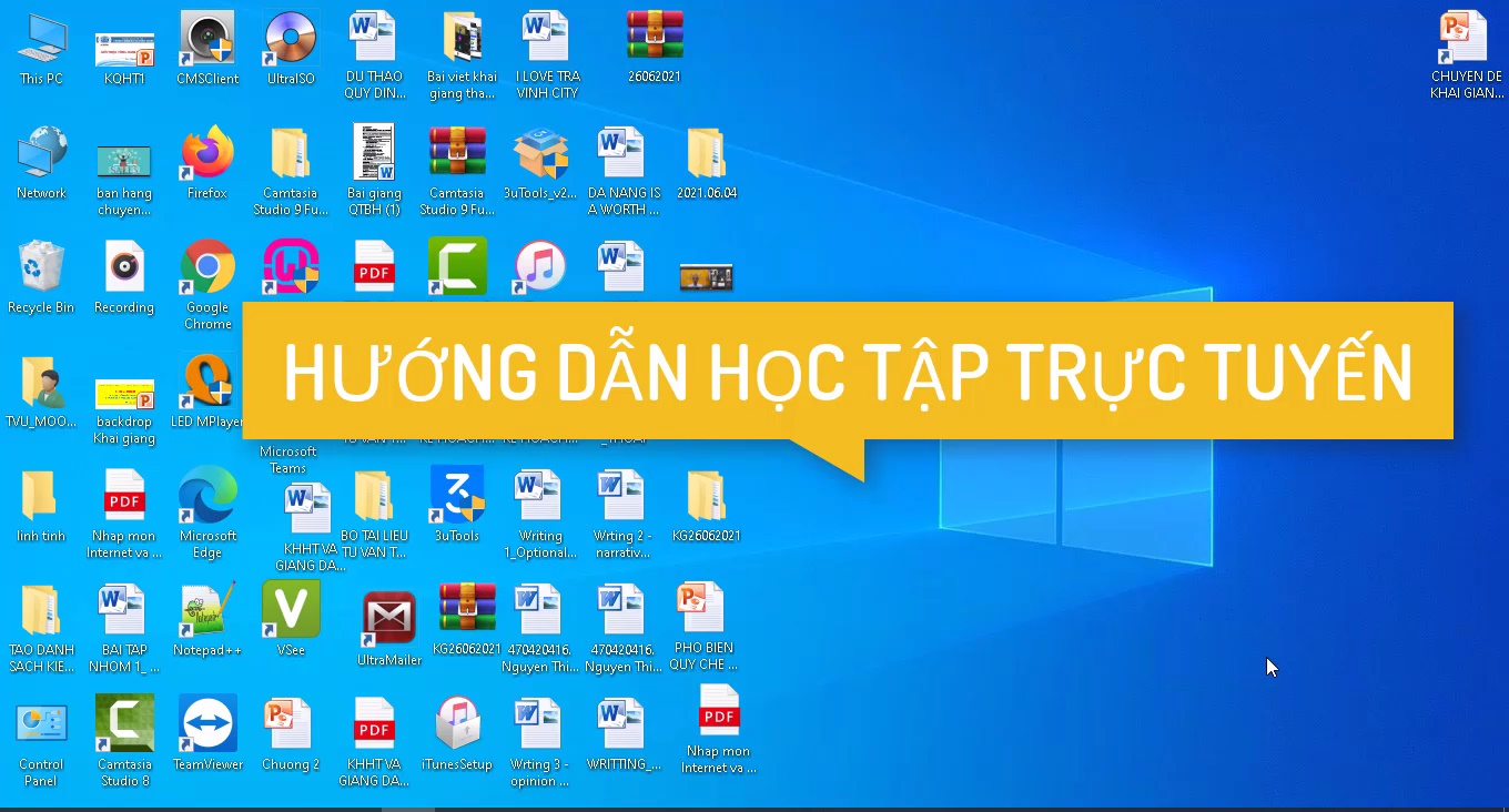 Hướng dẫn học trực tuyến Chương trình Cử nhân trực tuyến
