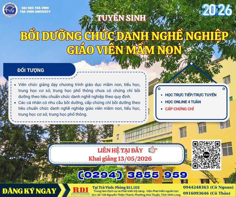 TUYỂN SINH RDI – TVU